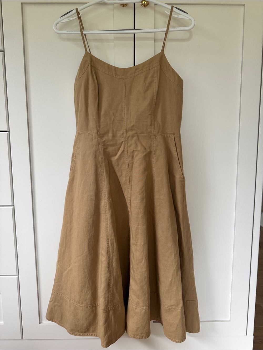 Linen blend dress